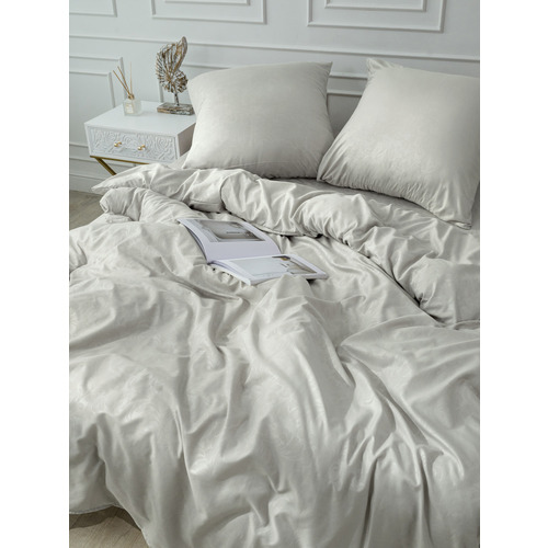 Постельное жаккард 14-0000 2-х сп с евро простыней с наволочками 70/70 фото 11