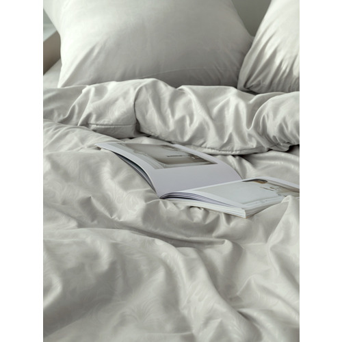 Постельное жаккард 14-0000 2-х сп с евро простыней с наволочками 70/70 фото 6