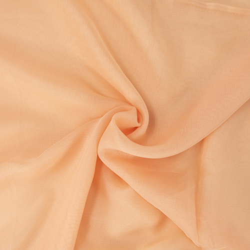 Ткань на отрез Вуаль 280 см цвет 55 персиковый фото 1