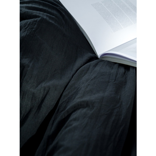 Постельное белье VT из микрофибры цвет черный 2-х сп с евро простыней с наволочками 50/70 фото 10