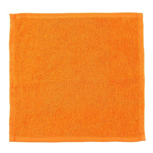 Салфетка махровая цвет 207 апельсиновый 30/30 см фото 1