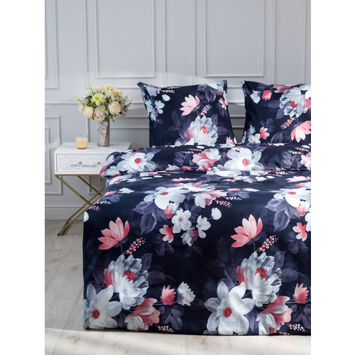 Постельное белье VT из полисатина 4828 2-х сп с евро простыней фото 17