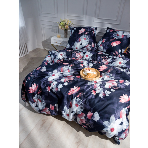 Постельное белье VT из полисатина 4828 2-х сп с евро простыней фото 8