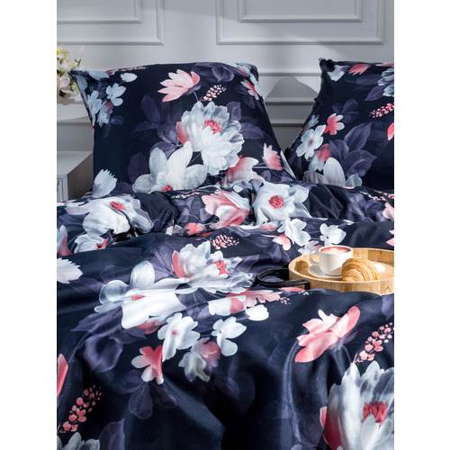 Постельное белье VT из полисатина 4828 2-х сп с евро простыней фото 5