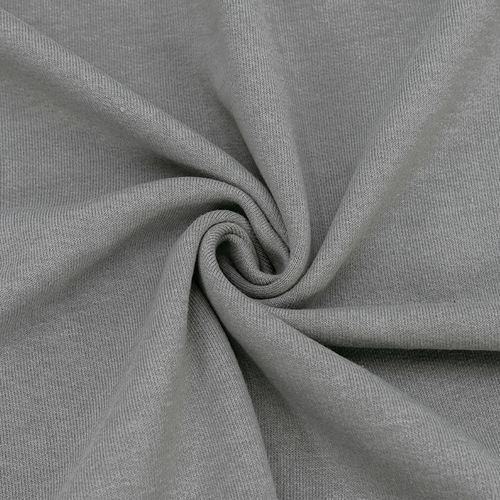 Ткань на отрез футер 3-х нитка диагональный №83 цвет серый фото 1