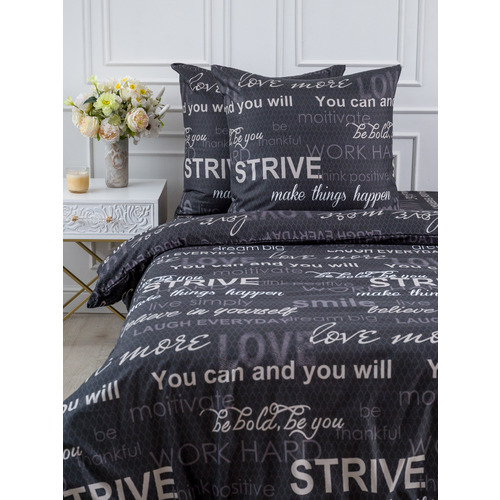 Постельное белье 5044 2-х сп с евро простыней с наволочками 70/70 фото 4