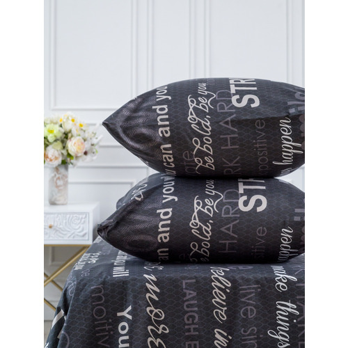 Постельное белье 5044 2-х сп с евро простыней с наволочками 70/70 фото 3