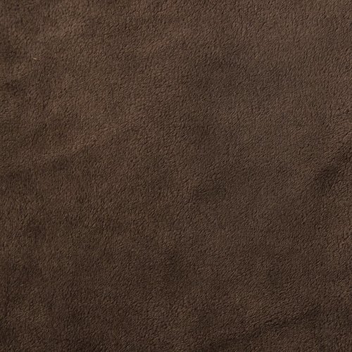 Отрез Плюш Минки гладкий Польша 53/170 см цвет коричневый фото 2