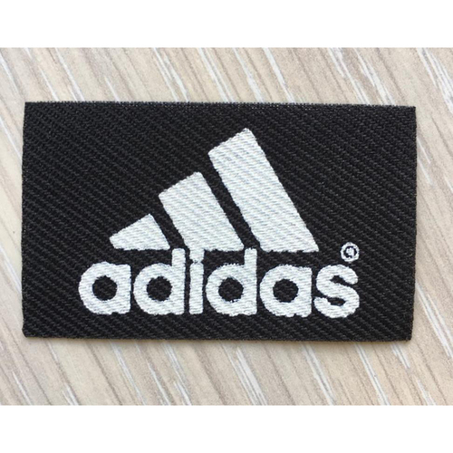 Нашивка Adidas черная 3*5см фото 1