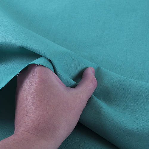 Ткань на отрез бязь М/л Шуя 150 см 10400 цвет зеленовато-голубой фото 3