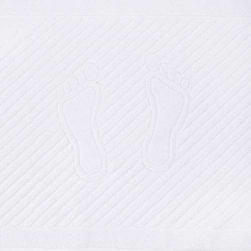 Полотенце махровое ножки 700 гр/м2 Туркменистан 50/70 см белое фото 1