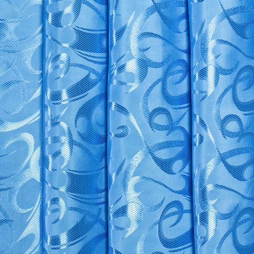 Портьерная ткань 150 см на отрез 20 цвет синий фото 1