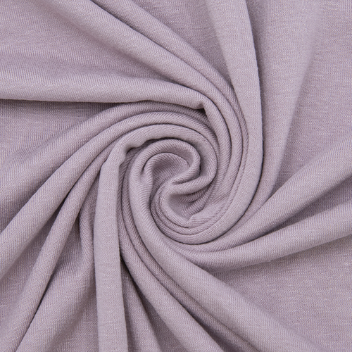 Ткань на отрез вискоза с лайкрой цвет светло-фиолетовый фото 1