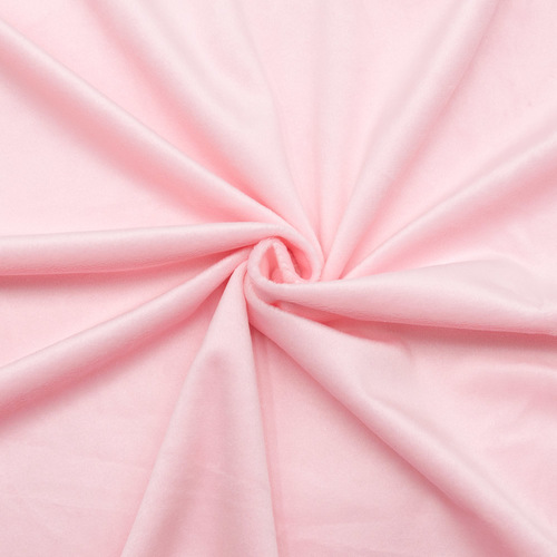 Плюш Минки гладкий Китай 180 см на отрез цвет розовый фото 1