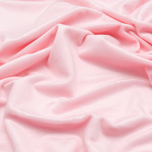 Плюш Минки гладкий Китай 180 см на отрез цвет розовый фото 2