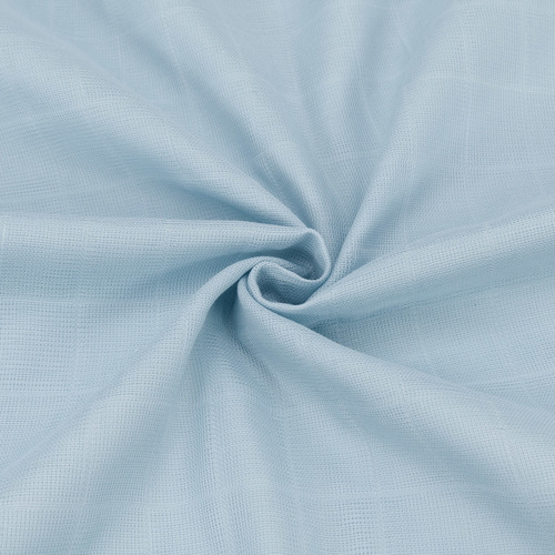 Ткань на отрез муслин гладкокрашеный 135 см 22111 цвет голубой фото 1