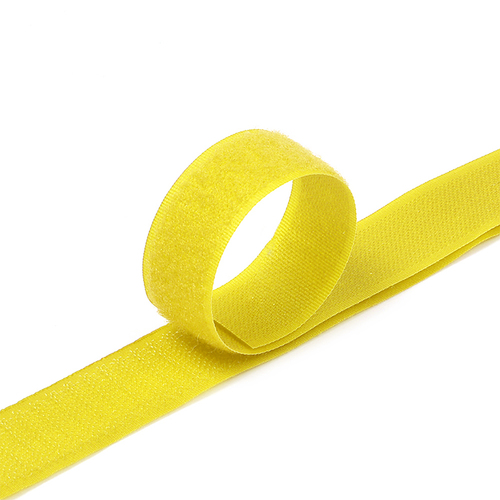 Лента-липучка 25 мм 25 м цвет F110 (109) желтый фото 1