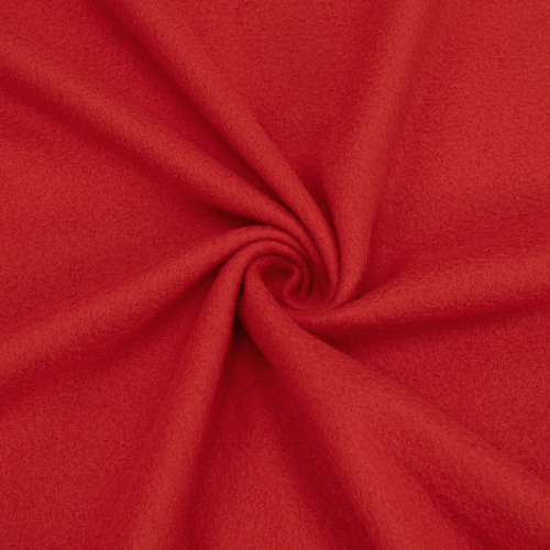 Ткань на отрез флис цвет Красный фото 1