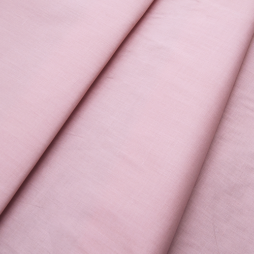 Ткань на отрез поплин гладкокрашеный 115 гр/м2 220 см цвет розовый фото 1