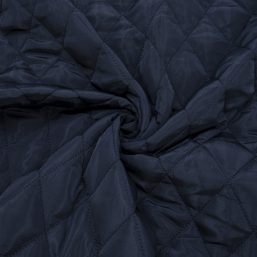 Курточная ткань на отрез цвет темно-синий фото 1