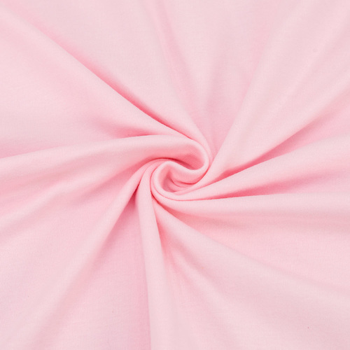 Ткань на отрез кулирка М-2003 цвет розовый фото 1