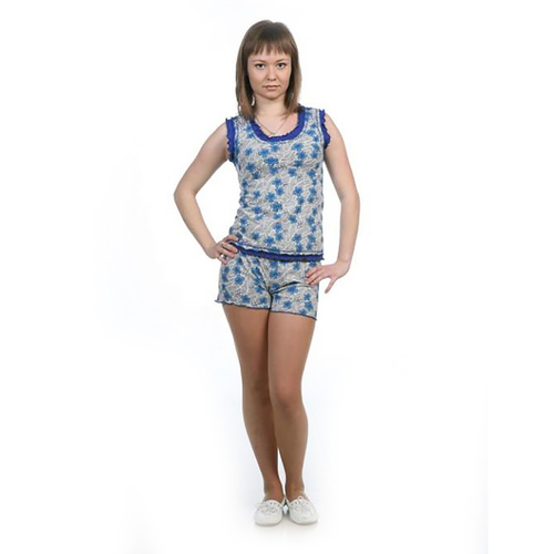 Пижама женская Майя кулирка размер 54 фото 4