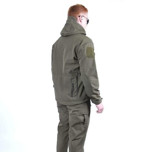 Тактические костюм Софтшелл цвет олива размер XL фото 4