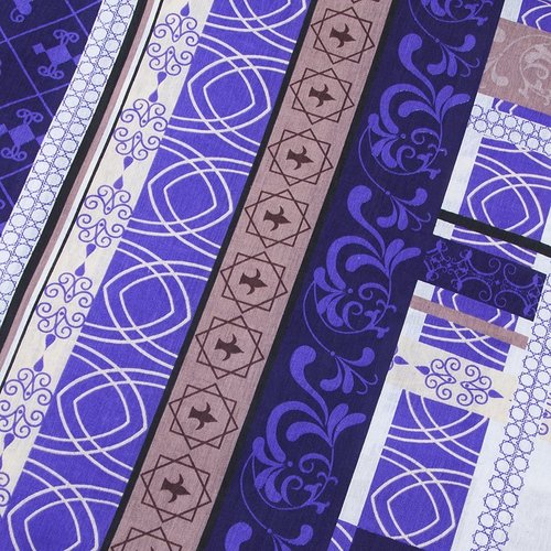Ткань на отрез бязь о/м 120 гр/м2 150 см 301/3 Аккорд цвет фиолетовый фото 2