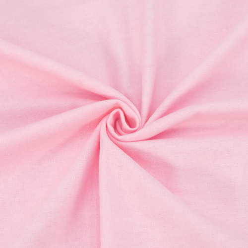 Ткань на отрез фланель 90 см цвет розовый фото 1