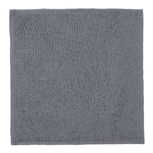 Салфетка махровая цвет 910 серый 30/30 см фото 1