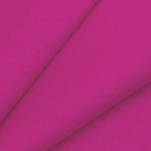 Ткань на отрез кулирка В-4408-1 цвет малиновый фото 1