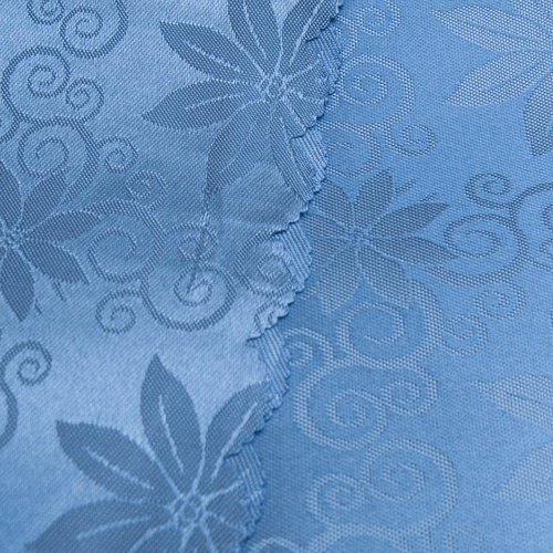 Портьерная ткань 150 см 68 цвет голубой цветы фото 2