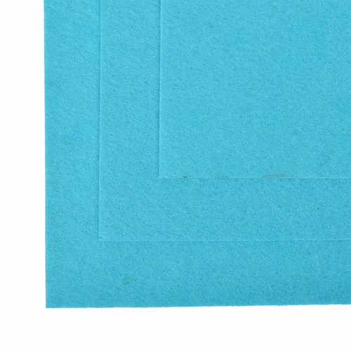 Фетр листовой мягкий IDEAL 1мм 20х30см арт.FLT-S1 цв.615 голубой фото 1