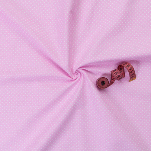 Ткань на отрез бязь плательная 150 см 1554/22 цвет розовый фото 1