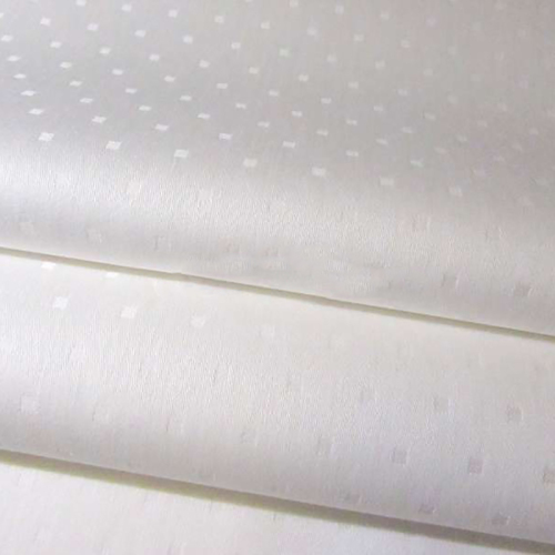 Ткань на отрез сатин геометрия 280 см HY-038 цвет белый фото 1