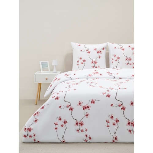 Постельное белье VT из полисатина 11711 2-х сп с евро простыней с наволочками 70/70 фото 8