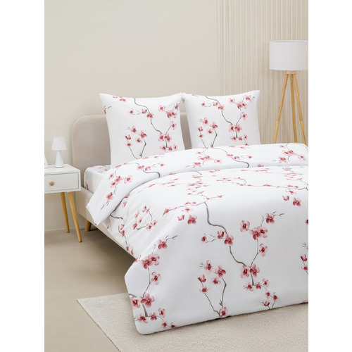 Постельное белье VT из полисатина 11711 2-х сп с евро простыней с наволочками 70/70 фото 7