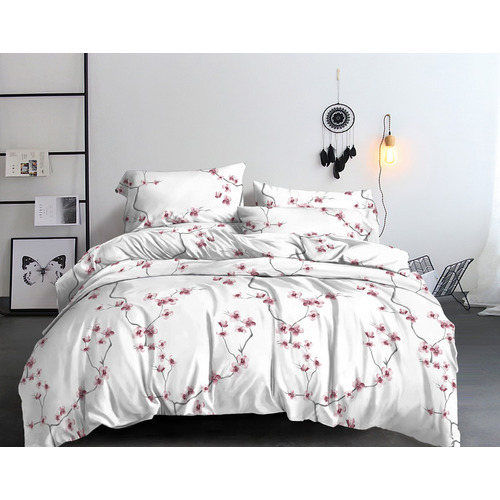 Постельное белье VT из полисатина 11711 2-х сп с евро простыней с наволочками 70/70 фото 1