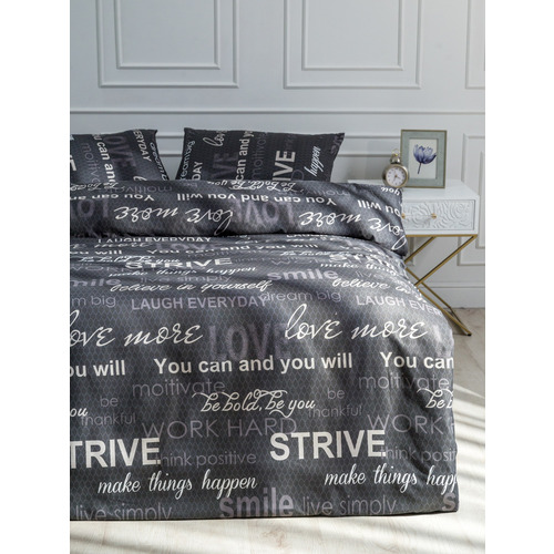 Постельное белье из полисатина 5044 2-х сп с евро простыней с наволочками 50х70 фото 11