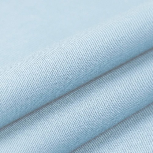 Ткань на отрез сатин гладкокрашеный 160 см 409 цвет голубой фото 1