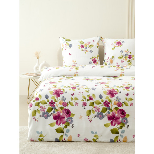 Постельное белье VT из полисатина ДА-531 2-х сп с евро простыней с наволочками 70/70 фото 15