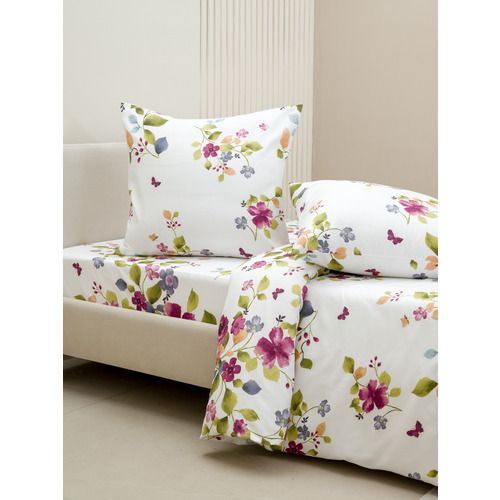 Постельное белье VT из полисатина ДА-531 2-х сп с евро простыней с наволочками 70/70 фото 5