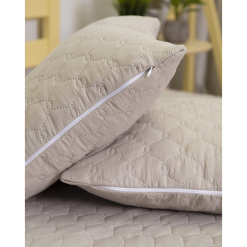 Чехол декоративный для подушки с молнией, ультрастеп 14-0000 45/45 см фото 2