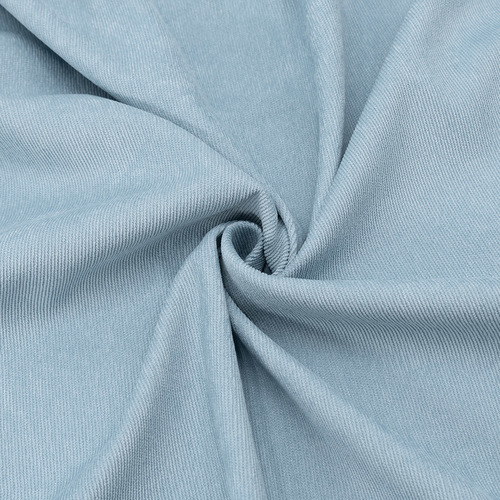 Ткань на отрез микровельвет 150 см №2 цвет голубой фото 1