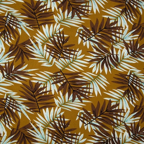 Ткань на отрез штапель Melissa D070 цвет коричневый фото 4