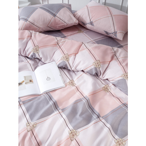 Постельное белье 4111 2-х сп с евро простыней с наволочками 50/70 фото 9