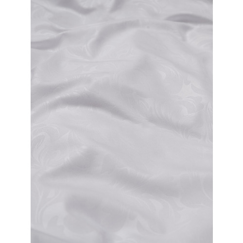 Постельное жаккард Белый 2-х сп с евро простыней с наволочками 70/70 фото 8