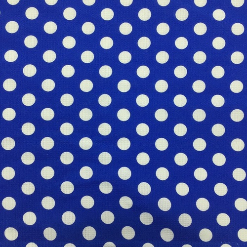 Ткань на отрез вафельное полотно набивное 150 см 568-5п цвет синий фото 1