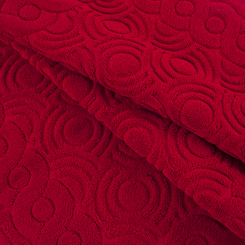 Полотенце-коврик махровое Pecorella ПЦ-103-03083 50/70 см цвет 373 красный фото 2