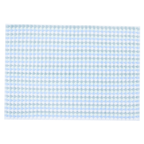 Полотенце-коврик махровое Musivo ПЦ-516-02484 50/70 см цвет 20000 бело-голубой фото 1